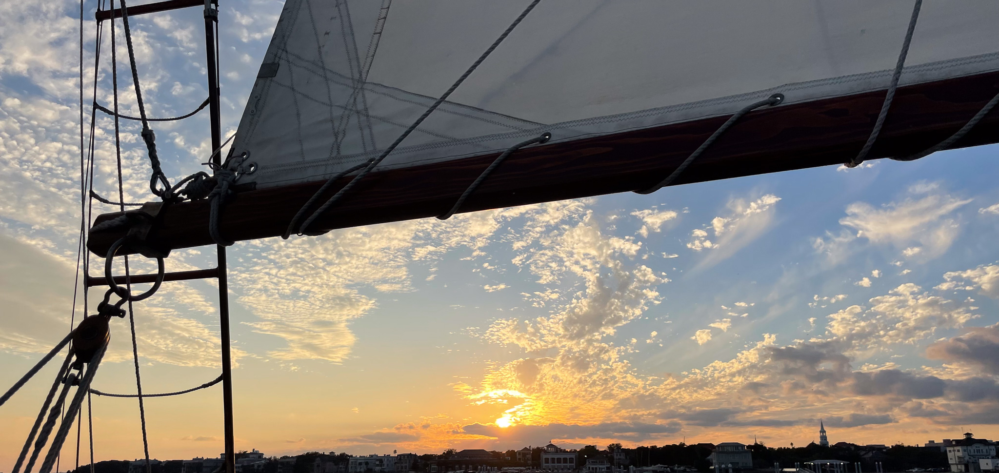 Sunset sail aboard the Schooner Pride