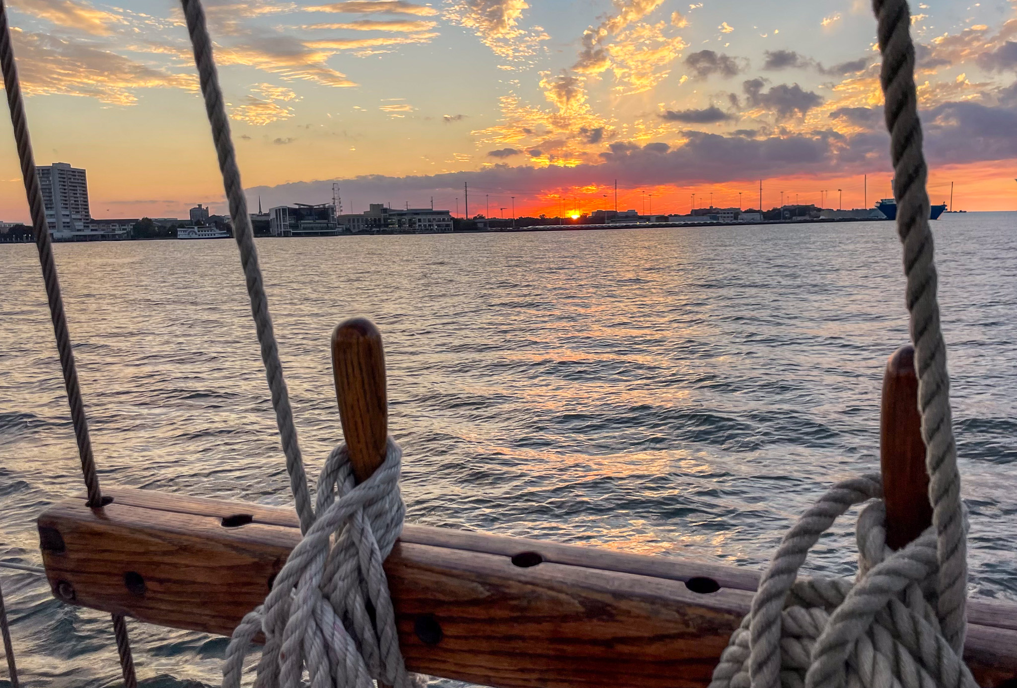 Sunset sail aboard the Schooner Pride